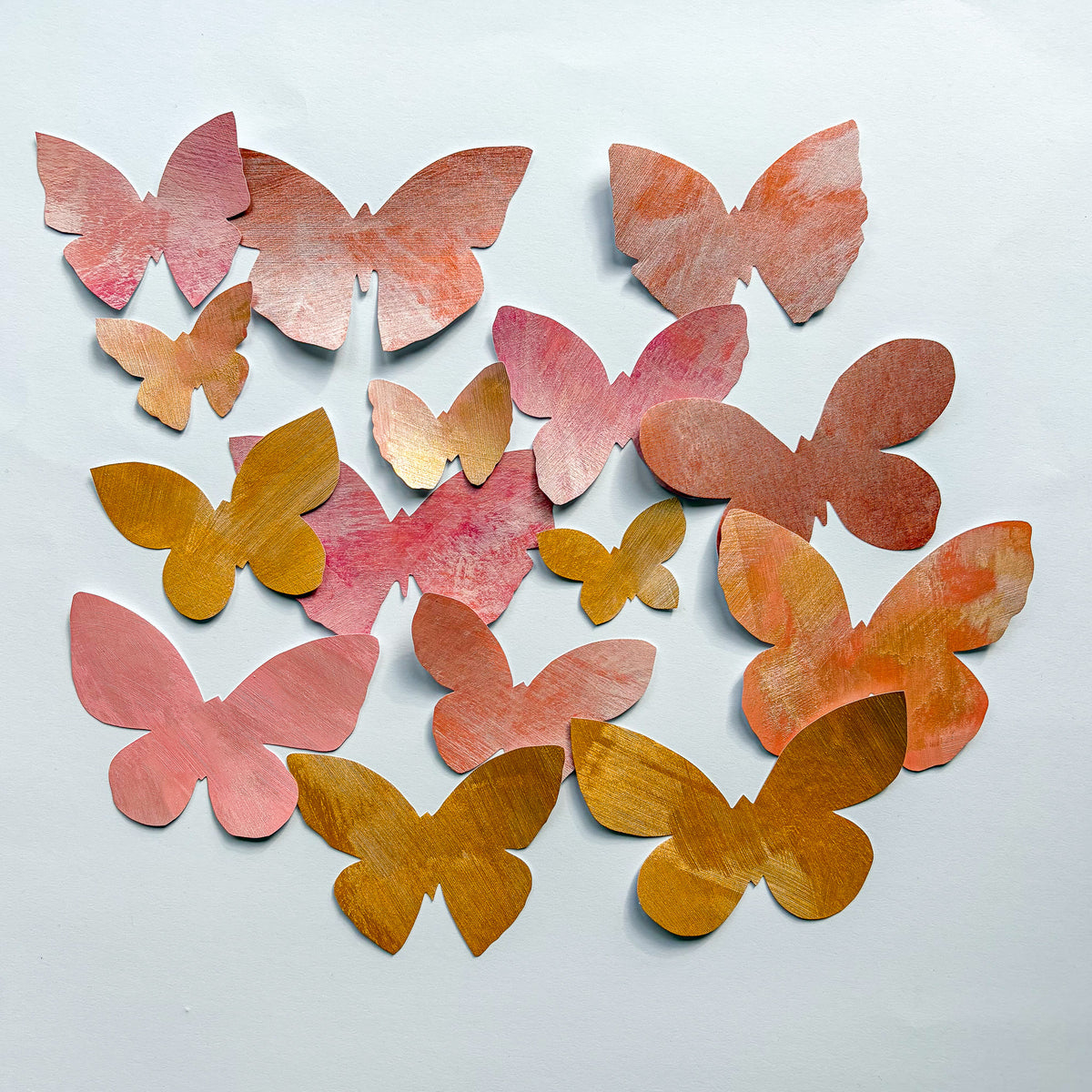 SOMMERFUGLE 15 stk. wallstickers