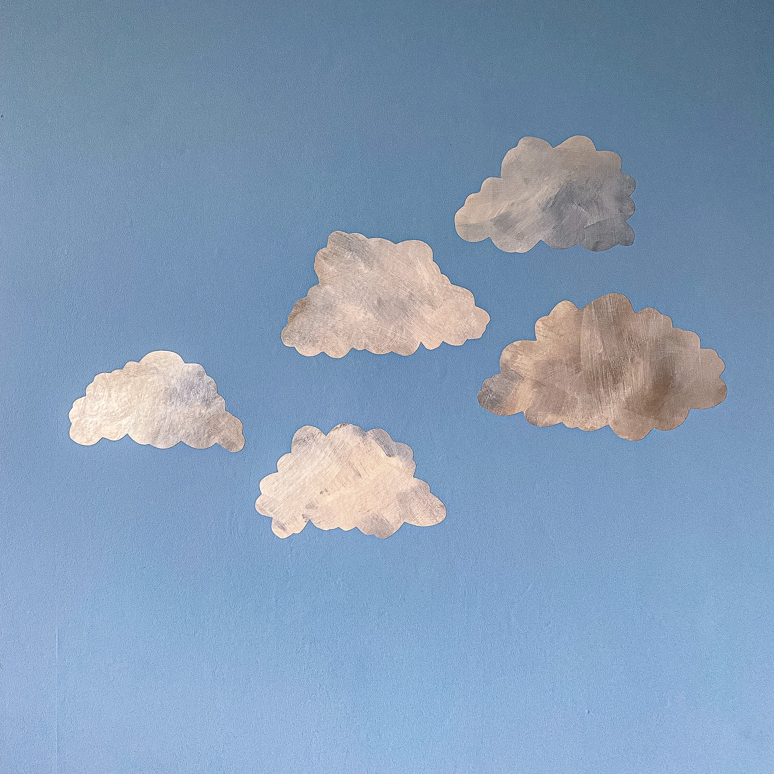 hand painted cloud wall decals for nursery