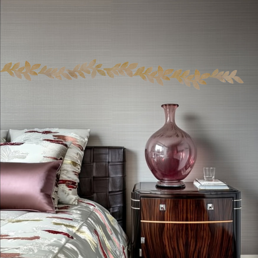GOLD BRANCHES gold wallpaper border
