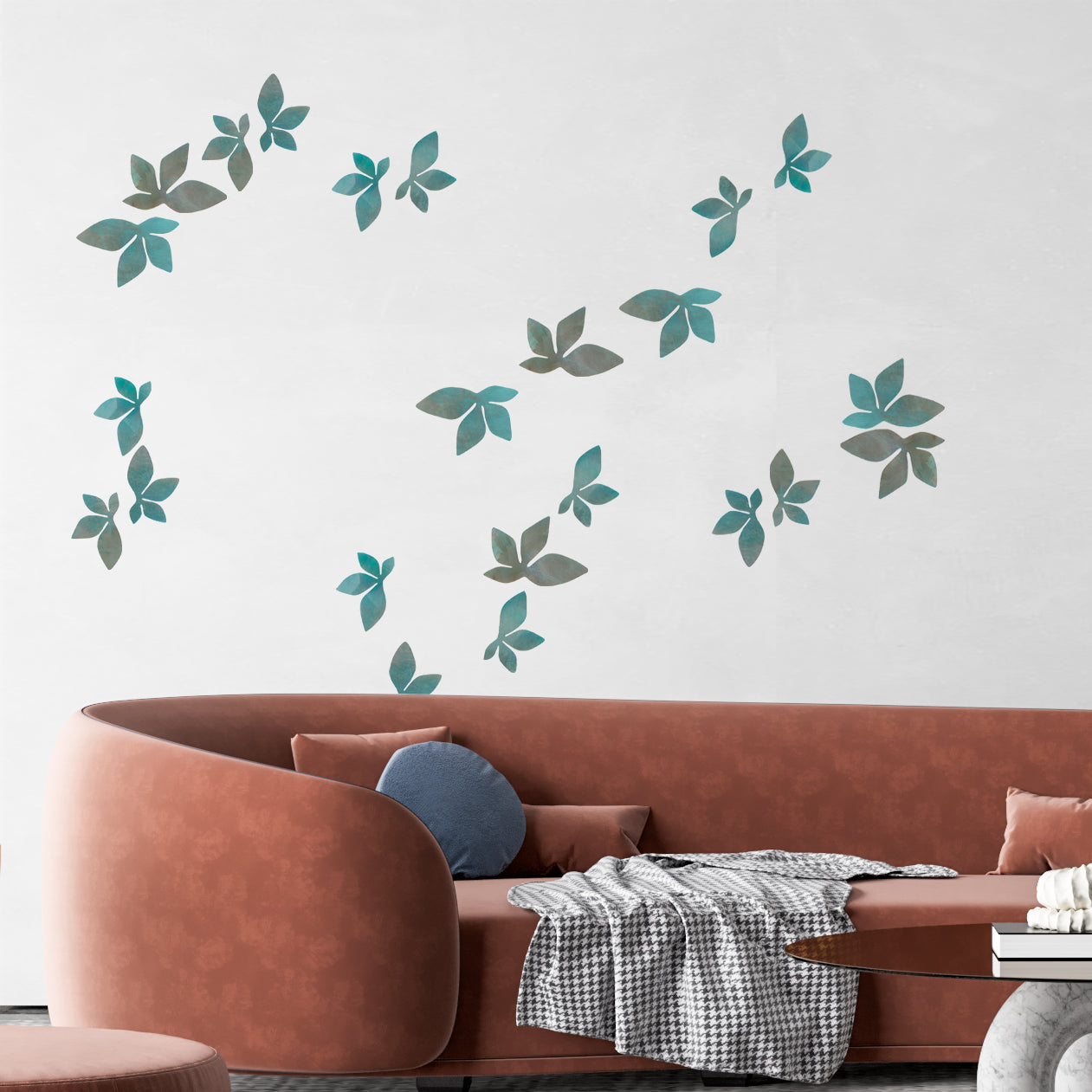 LEAF ORNAMENT wallpaper board