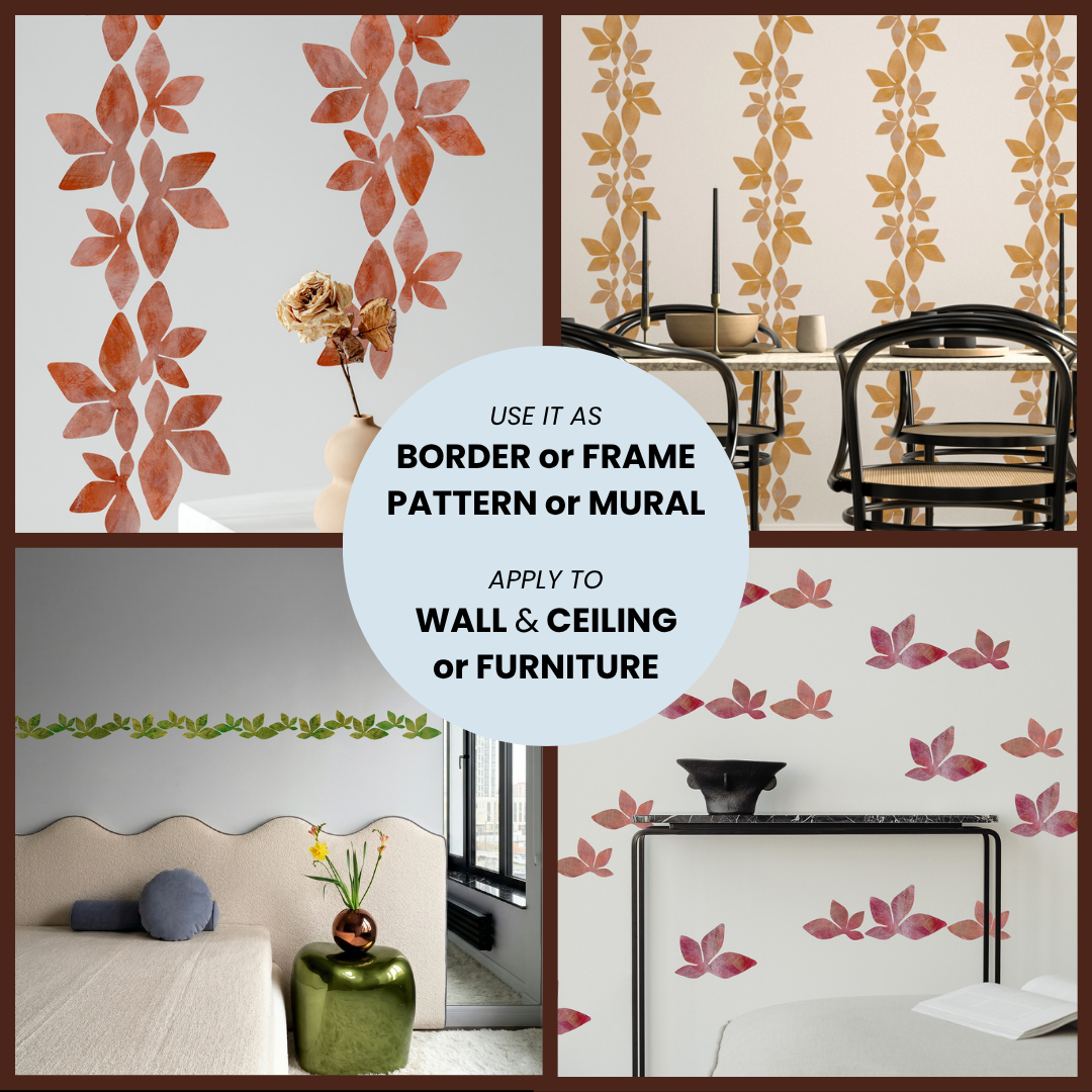 LEAF ORNAMENT wallpaper border