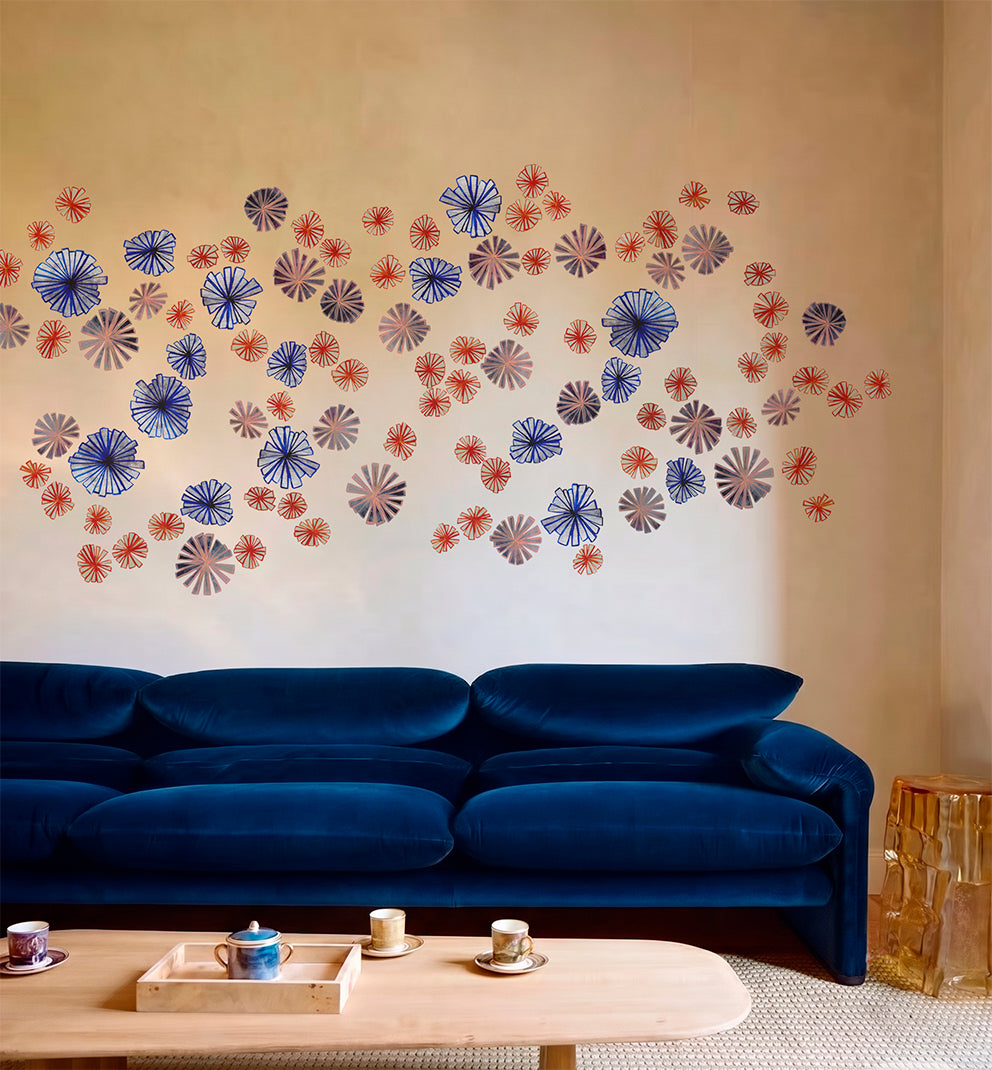 MARGUERITE flower wallpaper border / wall decoration