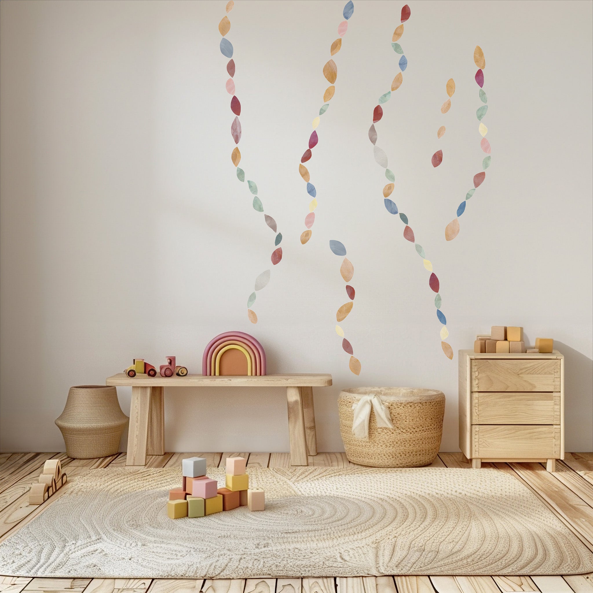 wallpaper border in nursery