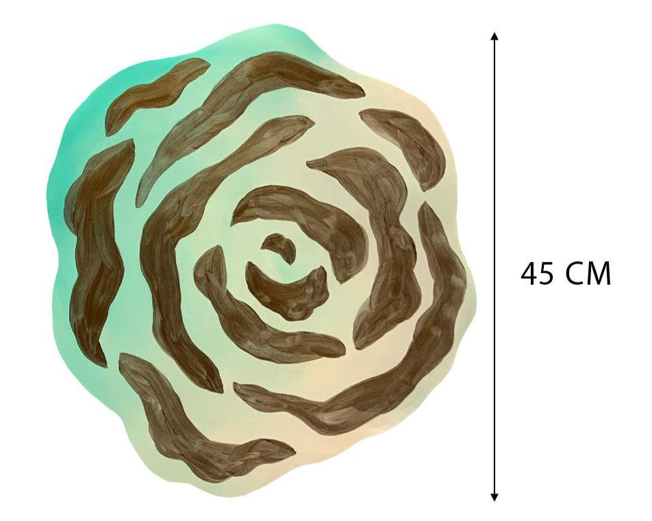 PASTEL ROSES wall decoration