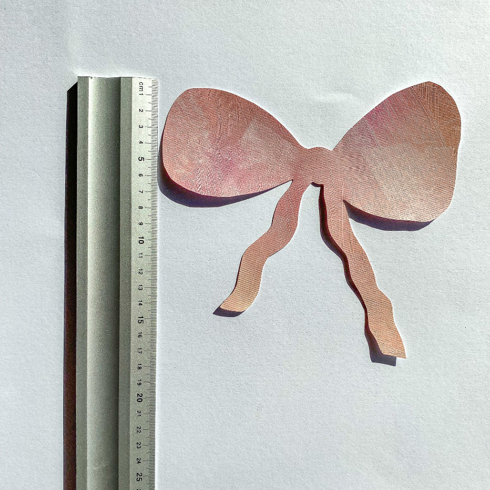 pink bow wall decal for girl nursery