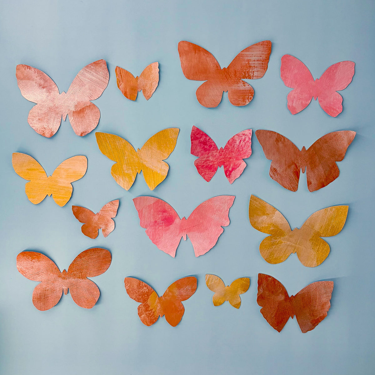SOMMERFUGLE 15 stk. wallstickers