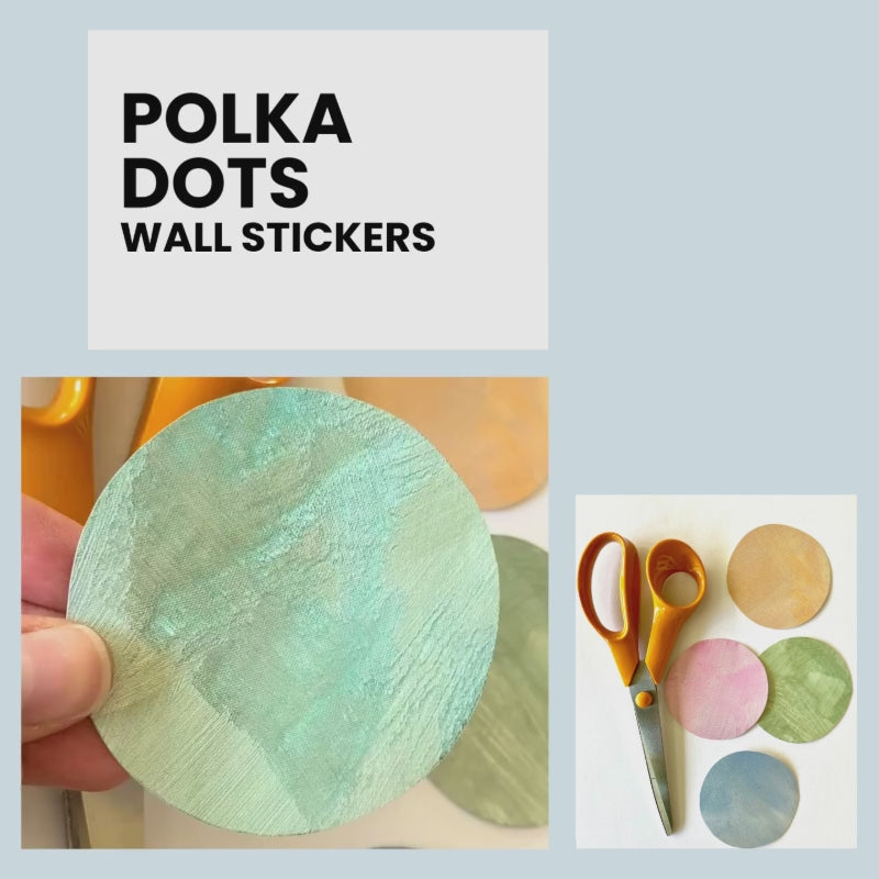 polka dot wall decals - circel wall stickers