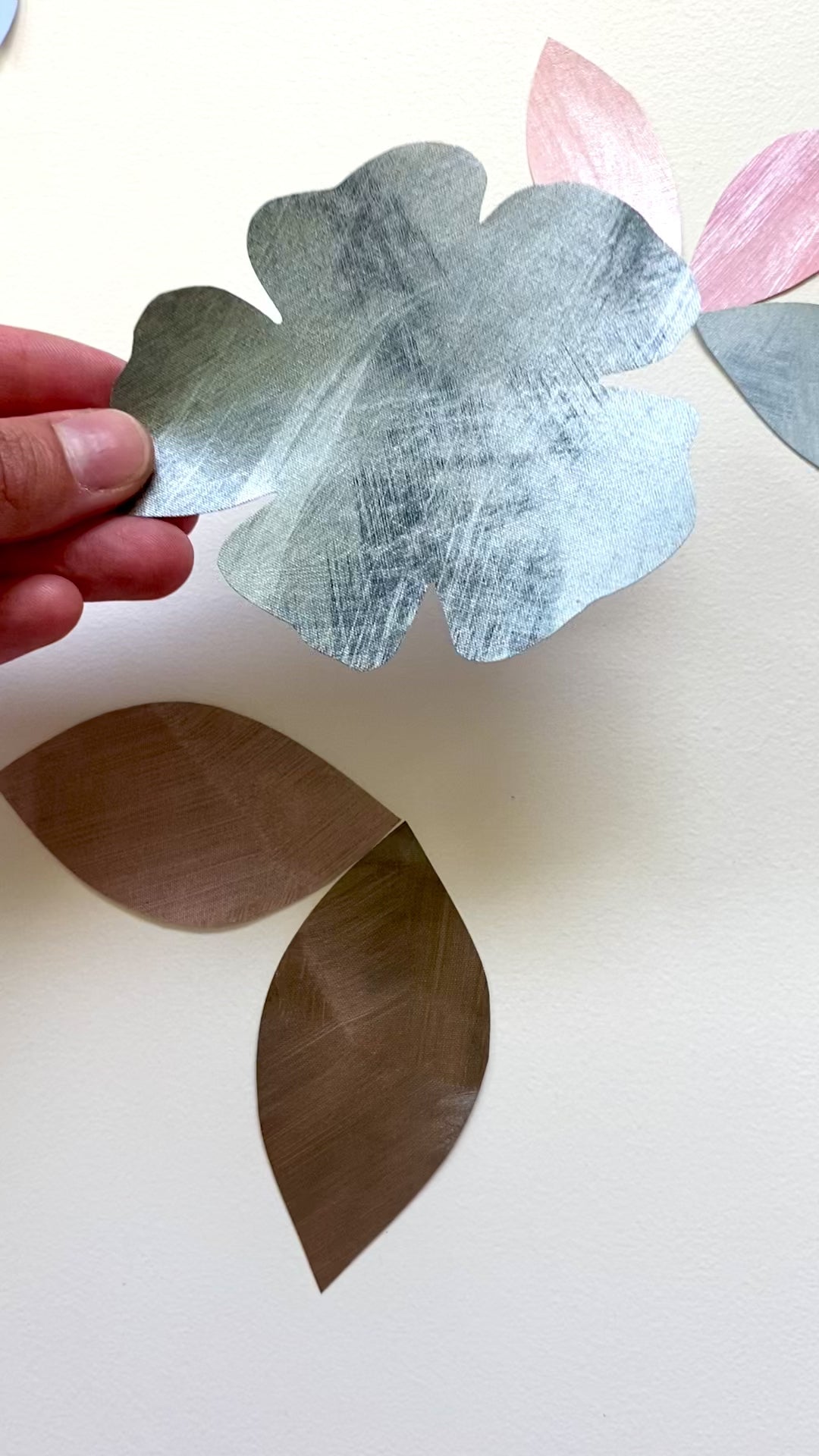 black magnolia wall sticker
