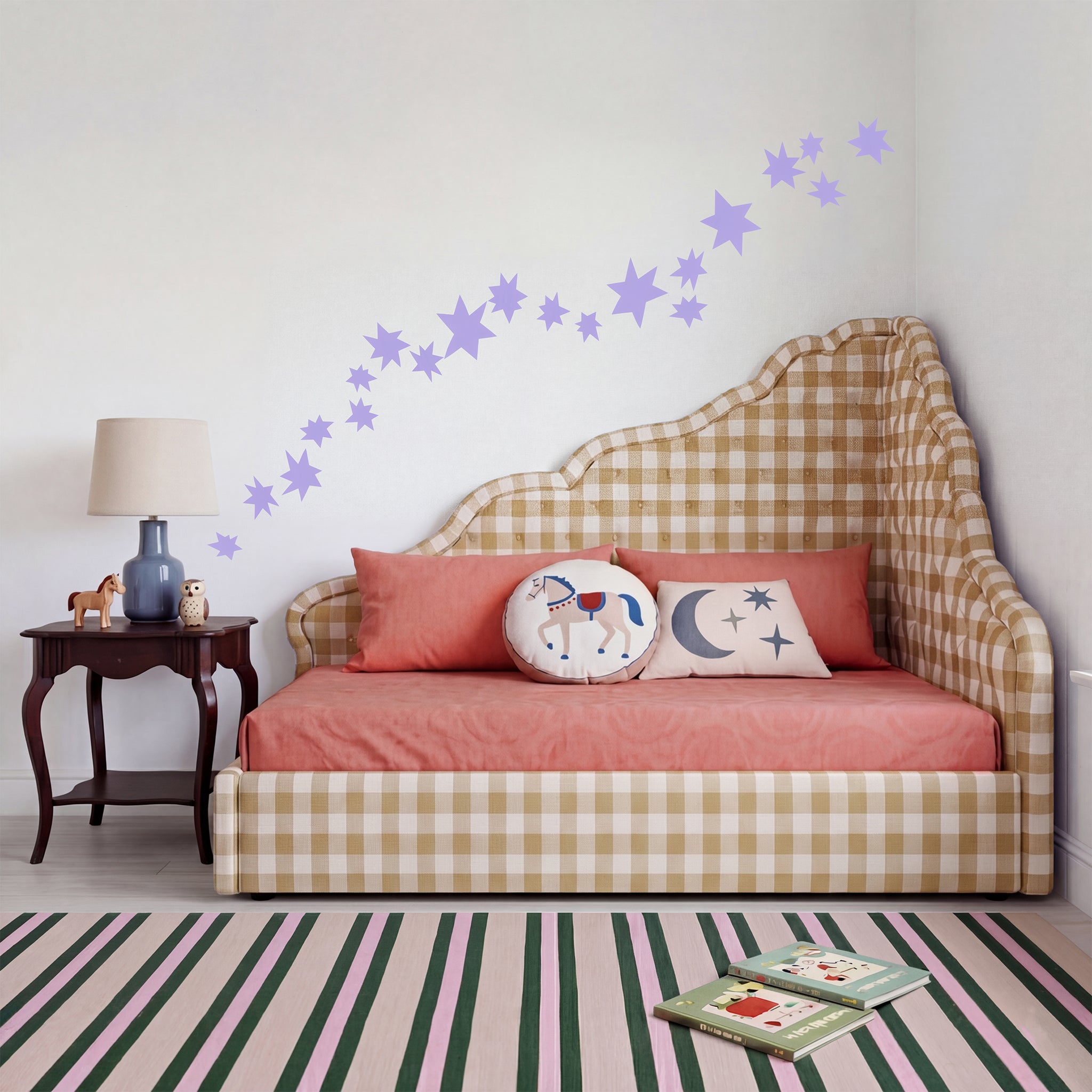 PURPLE STAR wall stickers