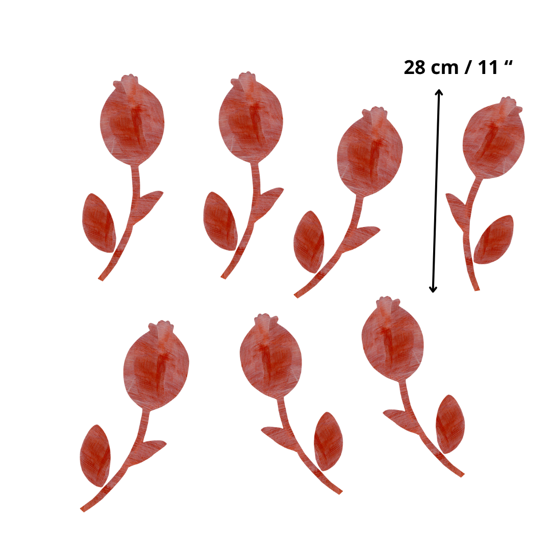 POPPY wall sticker set